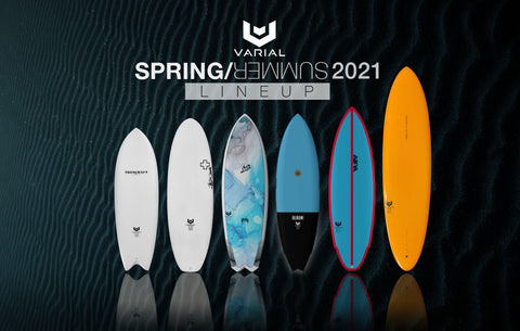 Varial Spring/Summer 2021 Surfboard Lineup