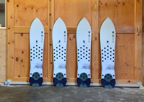 Burton Resonator Powsurf, with traction nubs, bindingless snowboard/ surfboard 