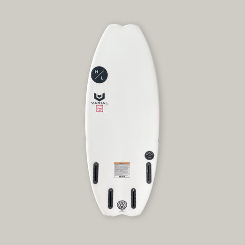 Arc 4'2" x 18.6" x 1.75" - WAKESURF Butch shaped the ARC to maintain a lively feel and generous pop off the lip or in the face of the wave New swallow tail feature allows for a more responsive ride along with a similar feature at the tip for switch tracking All the lift for airs a rider could want Varial Foam core and Infused Glass for a long lasting, highly responsive board Polyester Resin Standard Glass: 6 + 4oz deck, 6oz bottom 4 Fin, Futures Black