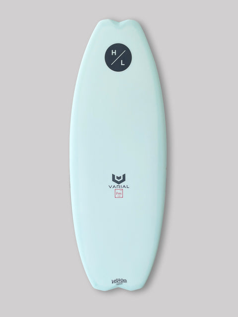 4'4" x 19" x 1.8" - WAKESURF Butch shaped the ARC to maintain a lively feel and generous pop off the lip or in the face of the wave New swallow tail feature allows for a more responsive ride along with a similar feature at the tip for switch tracking All the lift for airs a rider could want Varial Foam core and Infused Glass for a long lasting, highly responsive board Polyester Resin, Coke Bottle Blue Resin Tint Standard Glass: 6 + 4oz deck, 6oz bottom 4 Fin, Futures Black